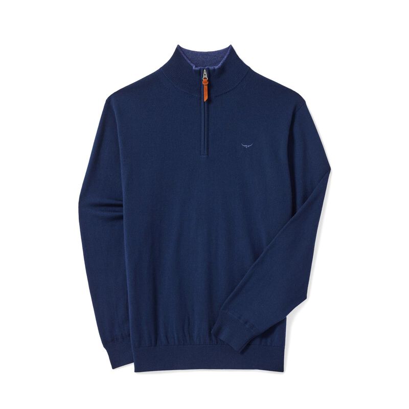 R.M. Williams Ernest 1/4 Zip Merino Knit image number 2